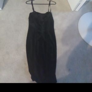 Black cocktail dress